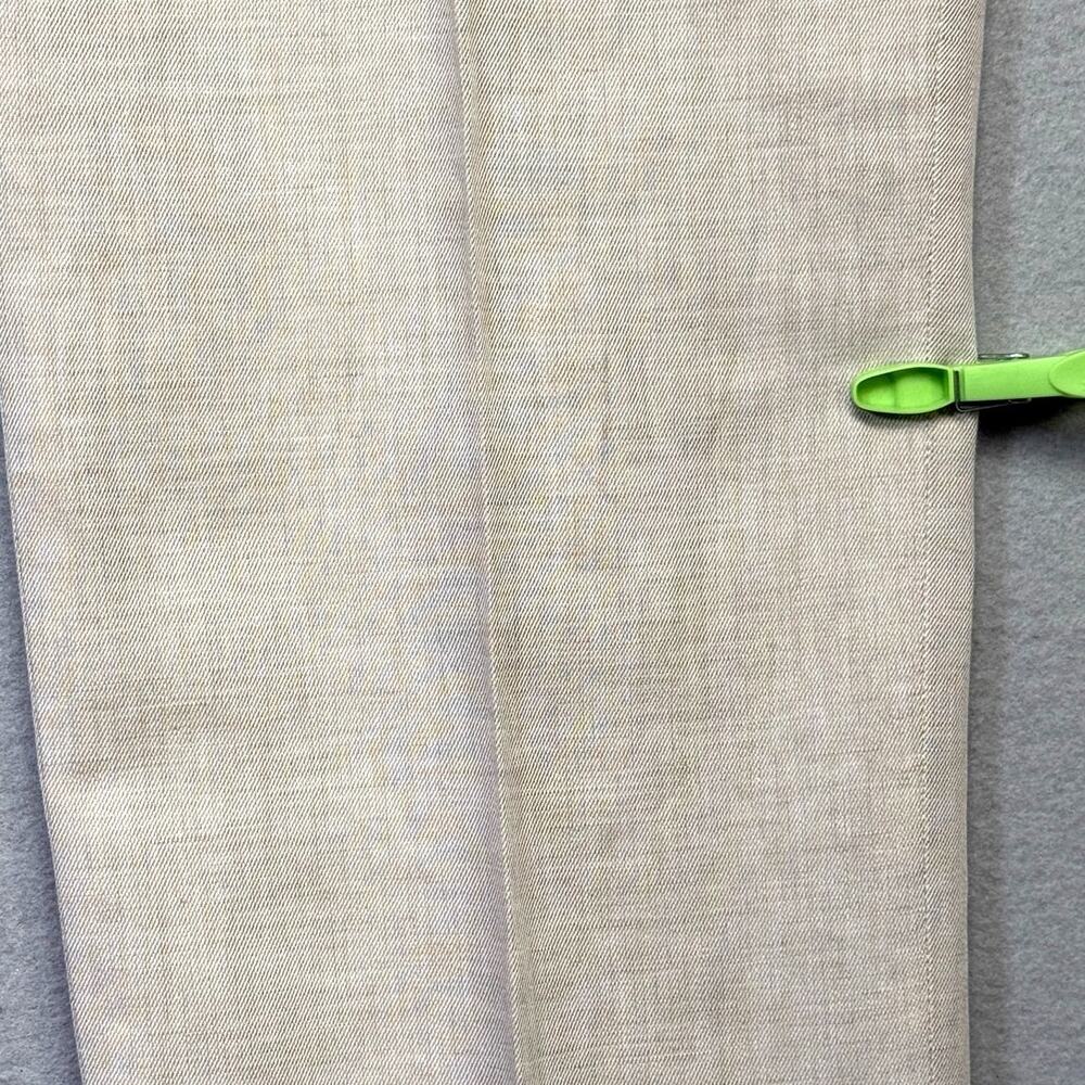 Perry Ellis Men's Modern-Fit Linen/Cotton Dress Pants Off white 34x32 $95 - Picture 9 of 14